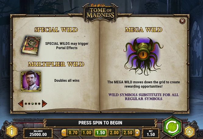 Tom of Madness μπόνους πραγματικών χρημάτων